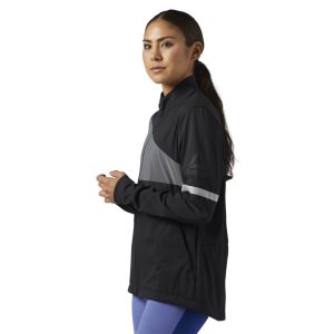 Reebok Vizlocity Jacke Damen - Schwarz - DE 064-WXN